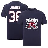 13 Boone Jenner Shirt Tshirt T-Shirt Navy Hockey 100% Cotton Shirt Jersey for Mens/Womens/Kids
