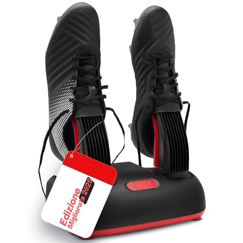 ShoeDry Ozone asciuga scarpe elettrico | Deodorante Scarpe | Eliminatore di Odori con Tecnologia all’Ozono | Per Scarpe da Calcio, Sneakers, Guantoni da Boxe e Altro | Veloce ed Efficiente nei Consumi