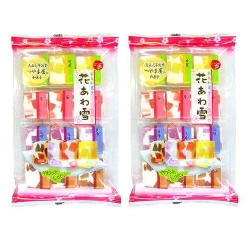 寒天ゼリー 菓子 津山屋製菓 花あわ雪 メレンゲ菓子 12個入 3袋