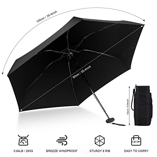 Leagera Mini Umbrella For Purse, Small Travel Umbrella Compact Waterproof Umbrella thumb #6