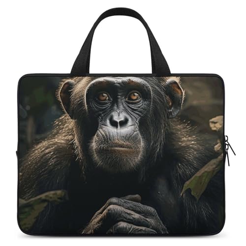 Sac pour ordinateur portable Monkey in Jungle avec housse tablette