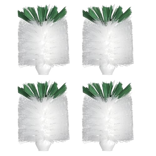 Image of 4 Pack Baby Bottle Brush Refills, Replacement Bottle Brush Head, Dual Bristle Design for Baby Bottles, Water Bottles,Sport Bottles