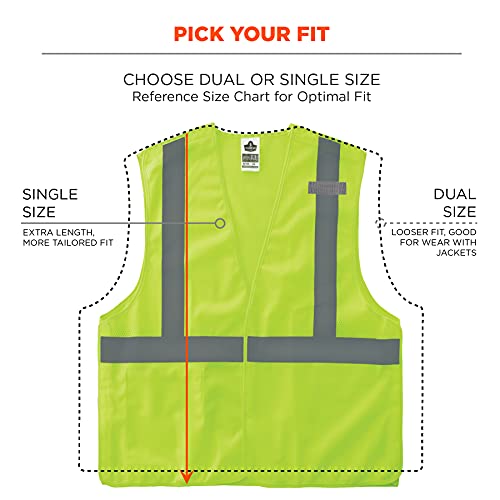 Image of Ergodyne GloWear ANSI High Visibility Orange Breakaway Reflective Safety Vest