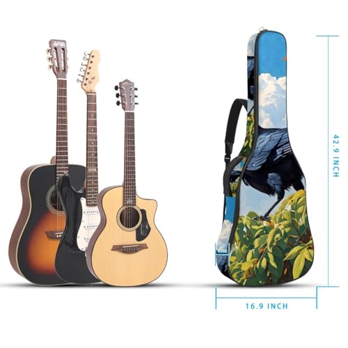 Sac pour guitare imperméable multicolore contre la pluie