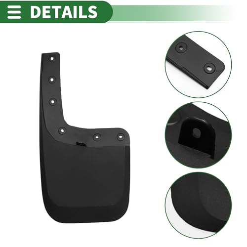 Image of Motoforti Mud Flaps Splash Guards Mud Guards for Ford for Ranger 2024 W /Mount Accessories