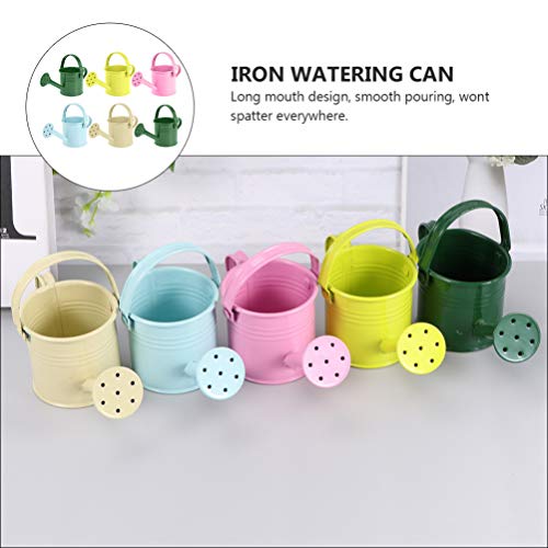 Hemoton 6Pcs Regador Infantil Pequeno Regador para Plantas de Interior Ao Ar Livre Flor Bonsai