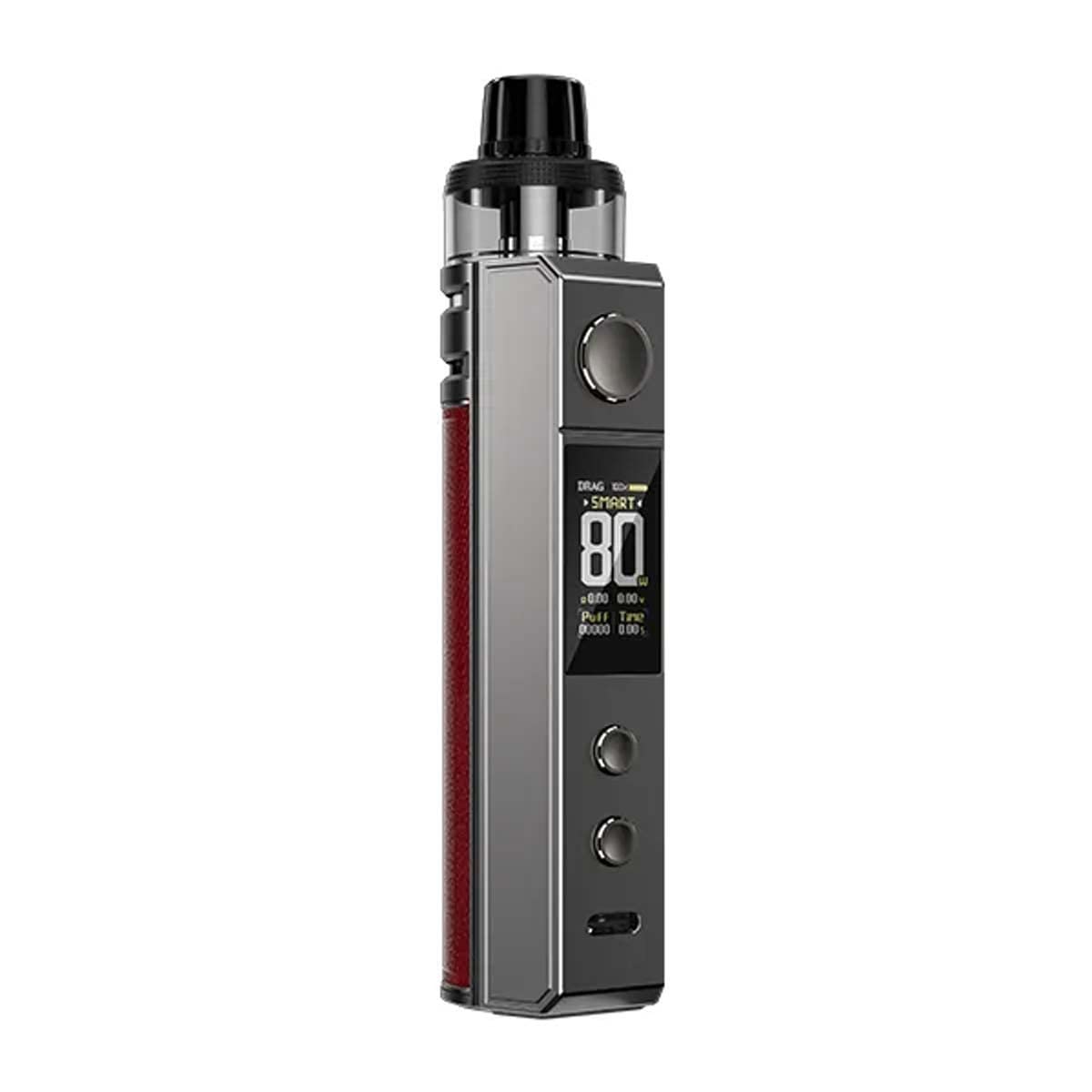 Voopoo Drag H80S 80W 4,5ml Pod System Kit inkl. PnP Pod 2 Tank Farbe Rot