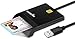 Produktbild Cardreader USB,USB-Chipkartenleser Smart Card Reader DOD Militärischer CAC-Kartenleser mit öffentlichem Zugriff Adapter/ID-Karte/IC-Bank-Chipkarte Kompatibel mit Windows XP/Vista /7/8/10, Mac OS