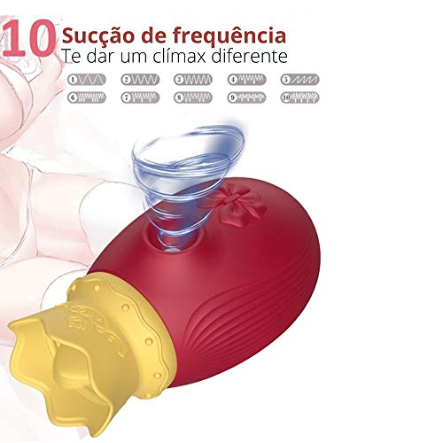 Vibrador Sucção Língua Clitóris Estimulador Erótico Brinquedos Eróticos Tring