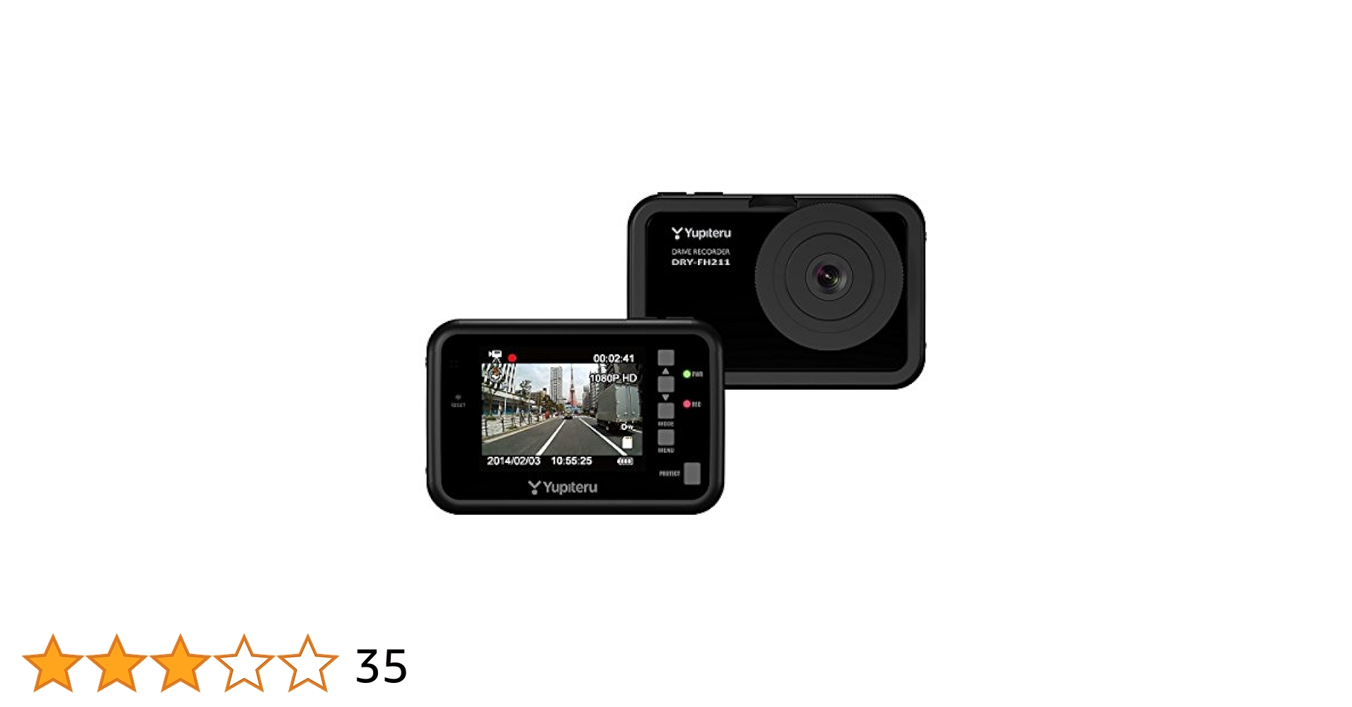 Amazon | ユピテル 常時録画ドライブレコーダー200万画素FullHD