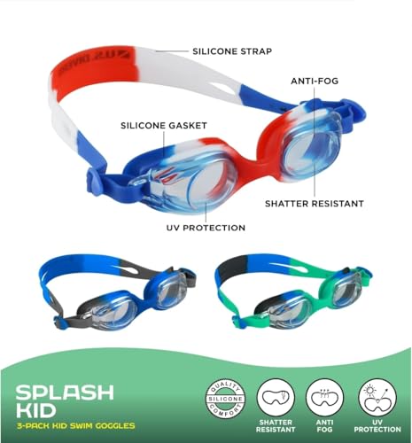 U.S.Divers Splash Kid Swim Goggles 3 packs by U.S. Divers - Used condition - Image 2