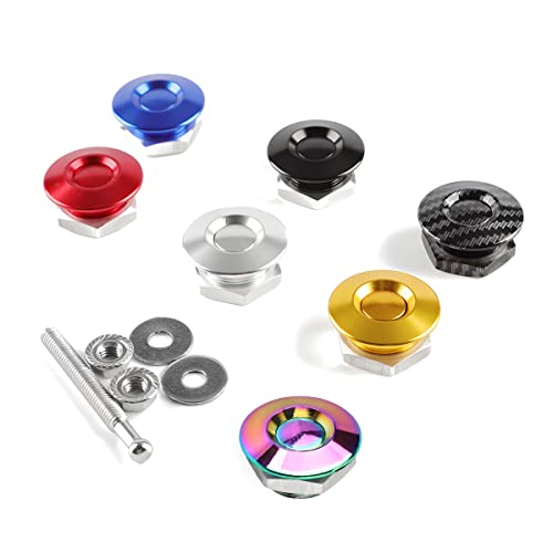 image for AICEL 4PCS Universal Vehicle Hood Pins, Quick Release License Plate Lo