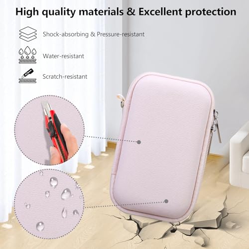 Image of Hard Travel Case for Sony ZV-1, ZV-1F, ZV-1 II Camera, Jelly Pink