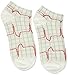 Prestige Medical Heartbeat EKG on White Nurse Ankle Socks (Model: 377-HRB)