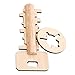 Ogquaton Adultos 3D Wooden Kong Ming Key Lock Rompecabezas Rompecabezas Educativo Niños Juguete Creativo y útil