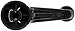 Dorman 76914 Window Crank Handle Compatible with Select Chevrolet / GMC Models, Black and Chrome