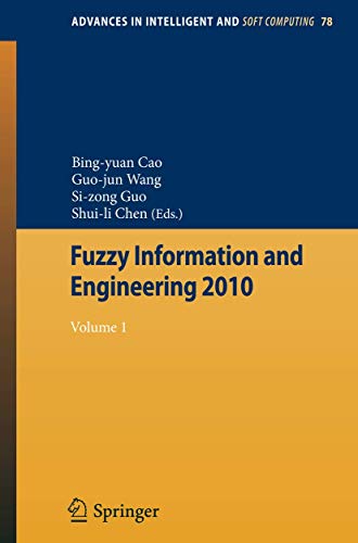 Fuzzy Information And Engineering 2010 view 2