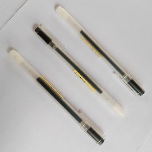 Bolígrafos gel negro 0.38mm punta extra fina pack 12 miniatura 3