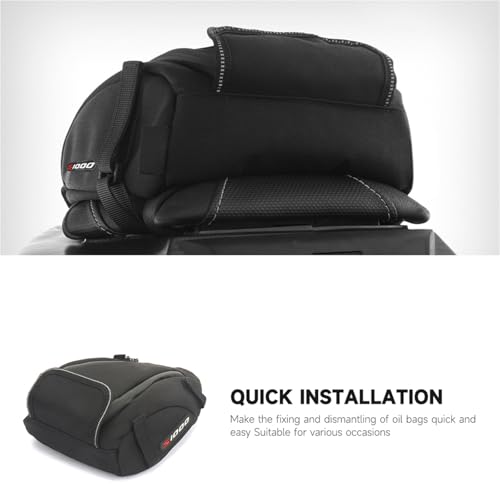 Accesorios de motocicleta con bolsa de almacenamiento trasera 3