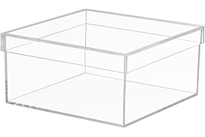 Transparent Acrylic Box with Lid