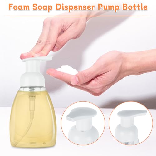 24 PCS Foaming Soap Dispenser Pump Bottles Foaming Hand Soap Dispenser Foaming Pump Bottles Empty Plastic Container for Kitchen Bathroom Commercial, Clear4