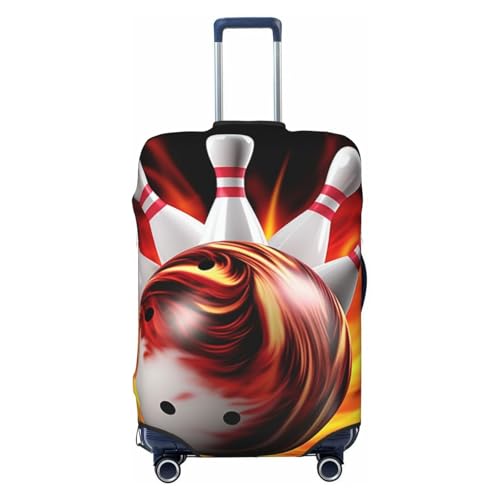 Travel Luggage Cover Elastic Anti-Scratch Suitcase Protector Washable Travel Suitcase Cover Bowling Ball Luggage Protector Fits 18-32 Inch Suitcase