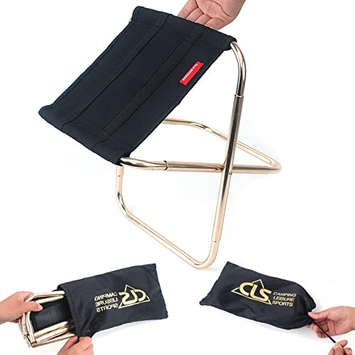 Tabouret de camping avec support aluminium rigide et stable