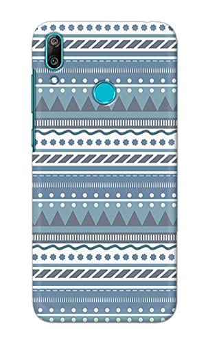 Image of PRINTFIDAA Printed Hard Back Cover Case for Huawei Y7 Prime 2019 | Huawei Y7 2019 Back Cover (Seamless Geometric Tribal Pattern) -1803