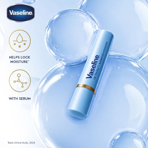 Image of Vaseline Lip Therapy Serum Infused Lip Balm Advanced Hydration with Hyaluronic Acid & Petroleum Jelly | 3g