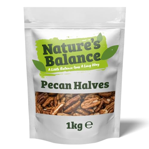 Natures Balance Pecan Halves 1kg Raw Pecan Nuts