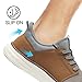 SVNKE Mens Slip ins Hands Free Shoes Slip on Fashion Sneakers Casual Business Walking Shoes for Pain Reflief Brown 7.5