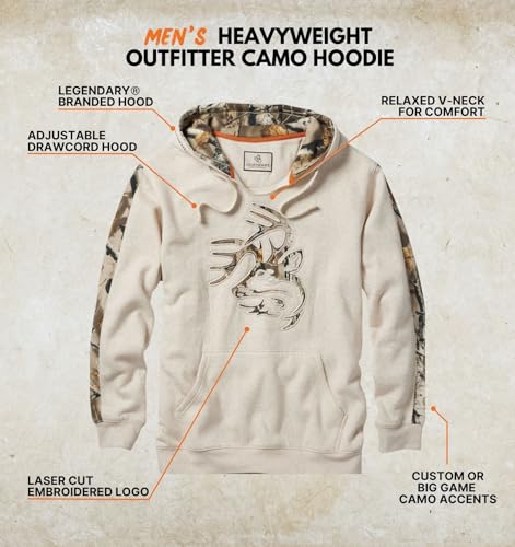 Image of Legendary Whitetails Mens Plaid Camo Pullover Hoodie