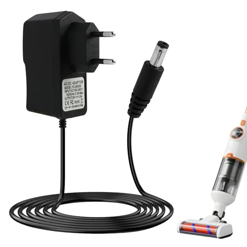 26V 1.8M Cargador de Aspiradora Compatible para Hoover H Free Series, Fuente de Alimentación Compatible para Modelos H Free 200, 500, 700, 800, HF122GPT y Otros, para Aspiradores de Batería
