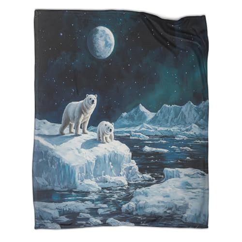 Couverture douce flanelle Ursus Maritimus 3D haute densité - 2