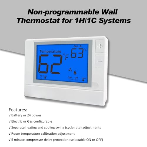 Thermostat non programmable pour éviter les pannes de chauffage et configurations complexes - 3