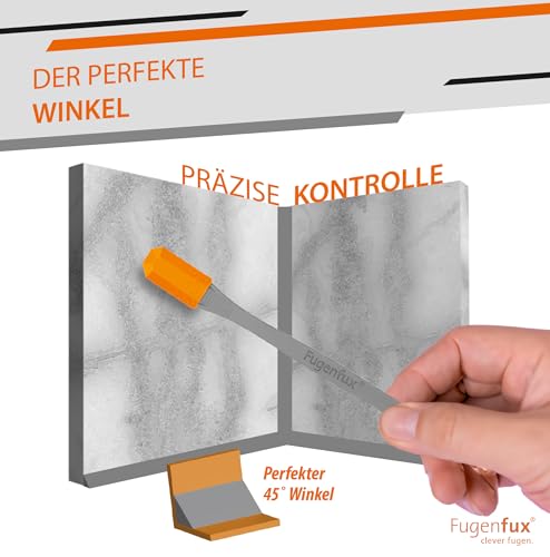FUGENFUX® MULTITOOL | 2-in-1 Fugenabzieher mit Revolutionärer Zauberspitze & 5 Fugenformen | Vielseitiger Fugenglätter | Silikon-abzieher Made in Germany | Ideal für Silicon, Acryl & Mehr (Model 2024)