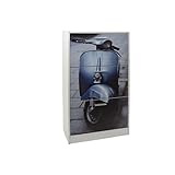 zapatero isla azul Zapatero 3 puertas Medidas: Largo 60 cm, Ancho 24 cm, Alto 115 cm Material: Madera