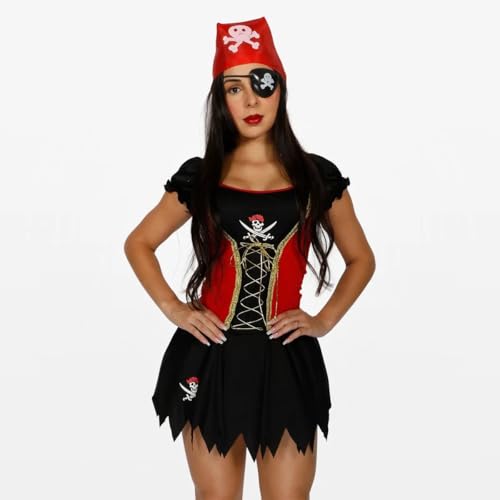 Fantasia De Pirata Feminino Adulto (GG)