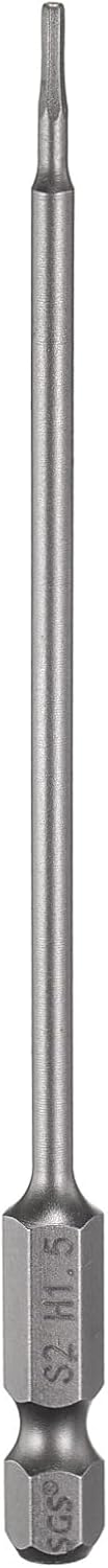 HARFINGTON H10.0 Hex Head Drill Bit Wrench 10mm Metric Flat Tip 1/4" Hex Shank 110mm (4.3") Long Magnetic Hexagonal Screw Driver Socket Industrial Screwdriver Power Bits