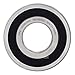 XiKe 2 Pcs 6306-2RS Double Rubber Seal Bearings 30x72x19mm, Pre-Lubricated and Stable Performance and Cost Effective, Deep Groove Ball Bearings.