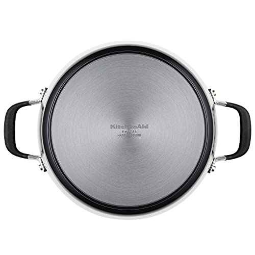 KitchenAid Hard Anodized Nonstick Stock pot with Lid, 8-Quart, Onyx Black - image 9
