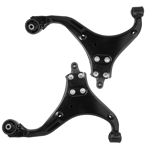 Image of Detroit Axle - Power Steering Rack and Pinion Upper Control Arms Ball Joints Sway Bars Tie Rods Replacement for Hyundai Tucson Kia Sportage