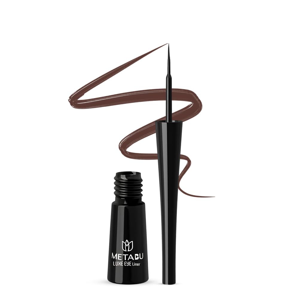 Liquid Eyeliner - Intense Brown Eye Liner, Glossy Finish, Smudge-Proof, Water Resistant, Quick-Dry, Long Lasting, Lightweight Eye Makeup with Ultra-Fine Precision Tip, Safe, Vegan, Paraben-Free, Cruelty-Free – 4ml-image-28