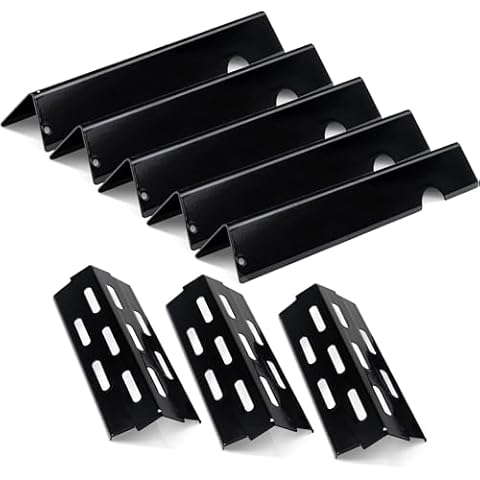 LPTNFRTN Porcelain-Enameled Grill Flavorizer Bar BBQ Gas Grill Replacement Parts for Weber Genesis II 300 Series E-310 E-315 E-330 E-335 S-310 S-335 Cover