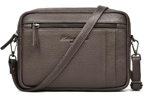 Sac à bandoulière avec sangle réglable et amovible en cuir pour femme
