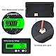 VOKTTA Batterie Messgerät Meter mit Alarm DC 12V 24V 36V 48V 60V 72V 84V Front-Einstelltaste LCD-Display hintergrundbeleuchtet Batterie Kapazität Spannung Voltmeter Monitor(Grün)