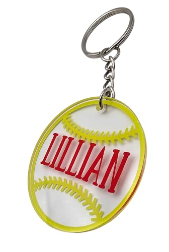 Personalized Sports Keychains - Name Tags, Bag Tags, Party Favors,