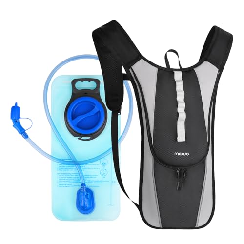 MOSISO Running Hydration Vest Backpack with 2L Water Bladder, Lightweight