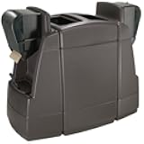 Zedfire Big Trash Can, 55 Gallon Gray Rectangular Waste Container with 2 Windshield Wash Stations and 2 Squeegees, Exterior Trash Can, Outdoor Trash Can for Car Dealerships or Stations, (BC6)