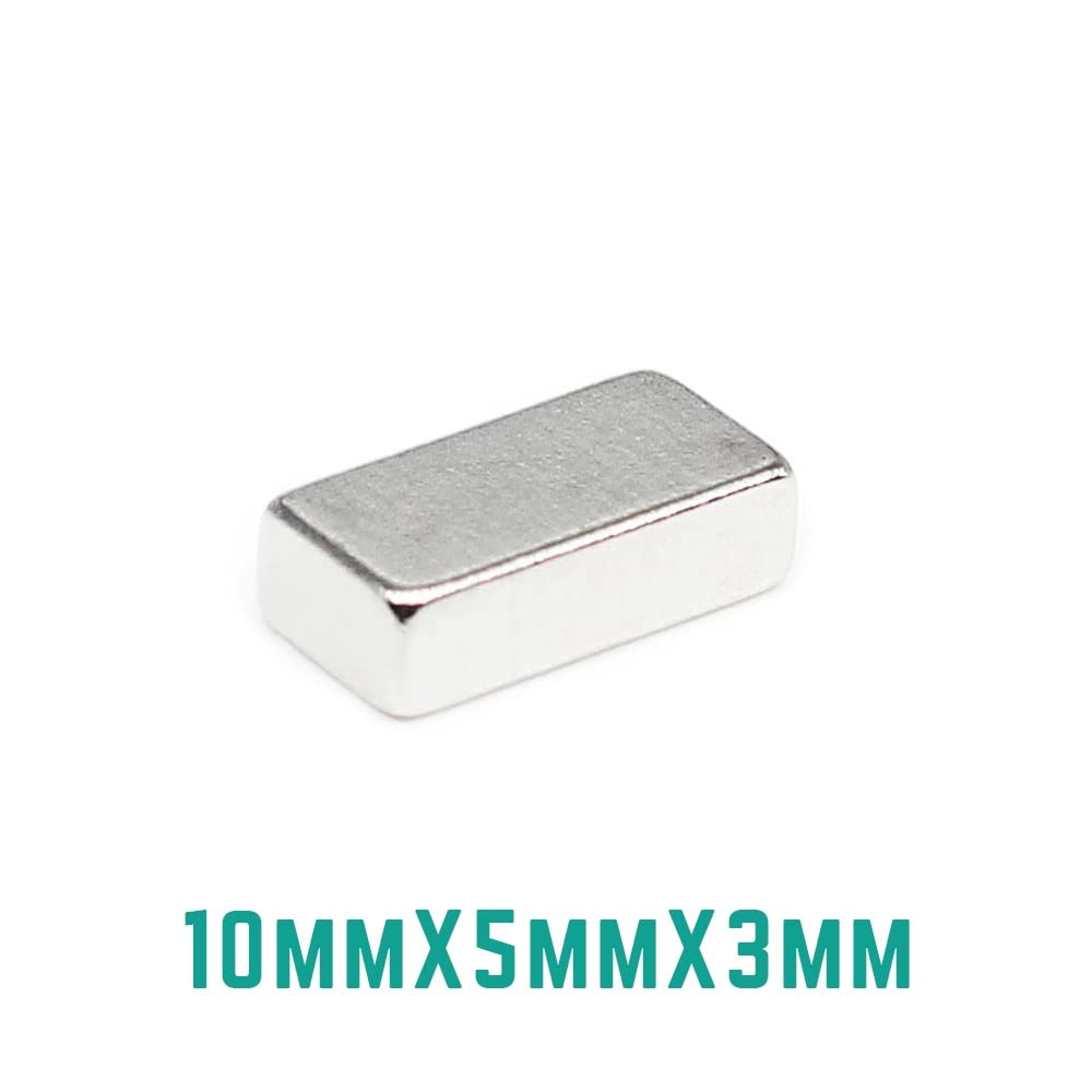 20/50/100/200/300/500PCS 10x5x3 mm Small Block Quadrate Neodymium Permanent Sheet 10x5x3mm 10 * 5 * 3 mm Magnets(100PCS)